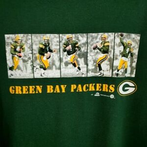Mens Vintage Green Bay Packers NFL Shirt Size Large Brett Favre Football